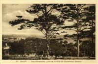 57. DALAT - Vue d'ensemble, prise de la Villa du Gouverneur Général
